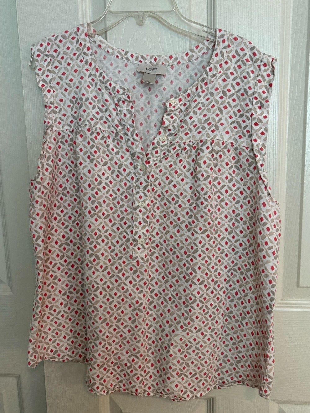 LOFT linen blend blouse